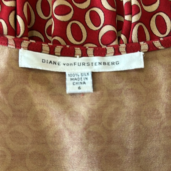 Dian Von Furstenburg summer sleeveless dress size 6 - Picture 6 of 6